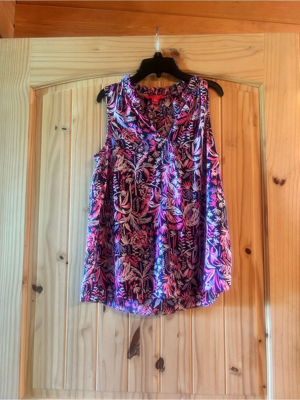 Lilly Pulitzer Sample Sleeveless V-Neck Top